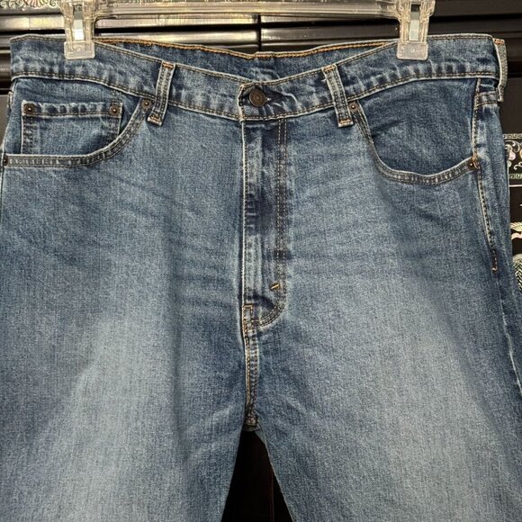 Levi’s 505 Regular Fit Jeans | Men’s 38x29 | Dark Wash - Picture 3 of 15